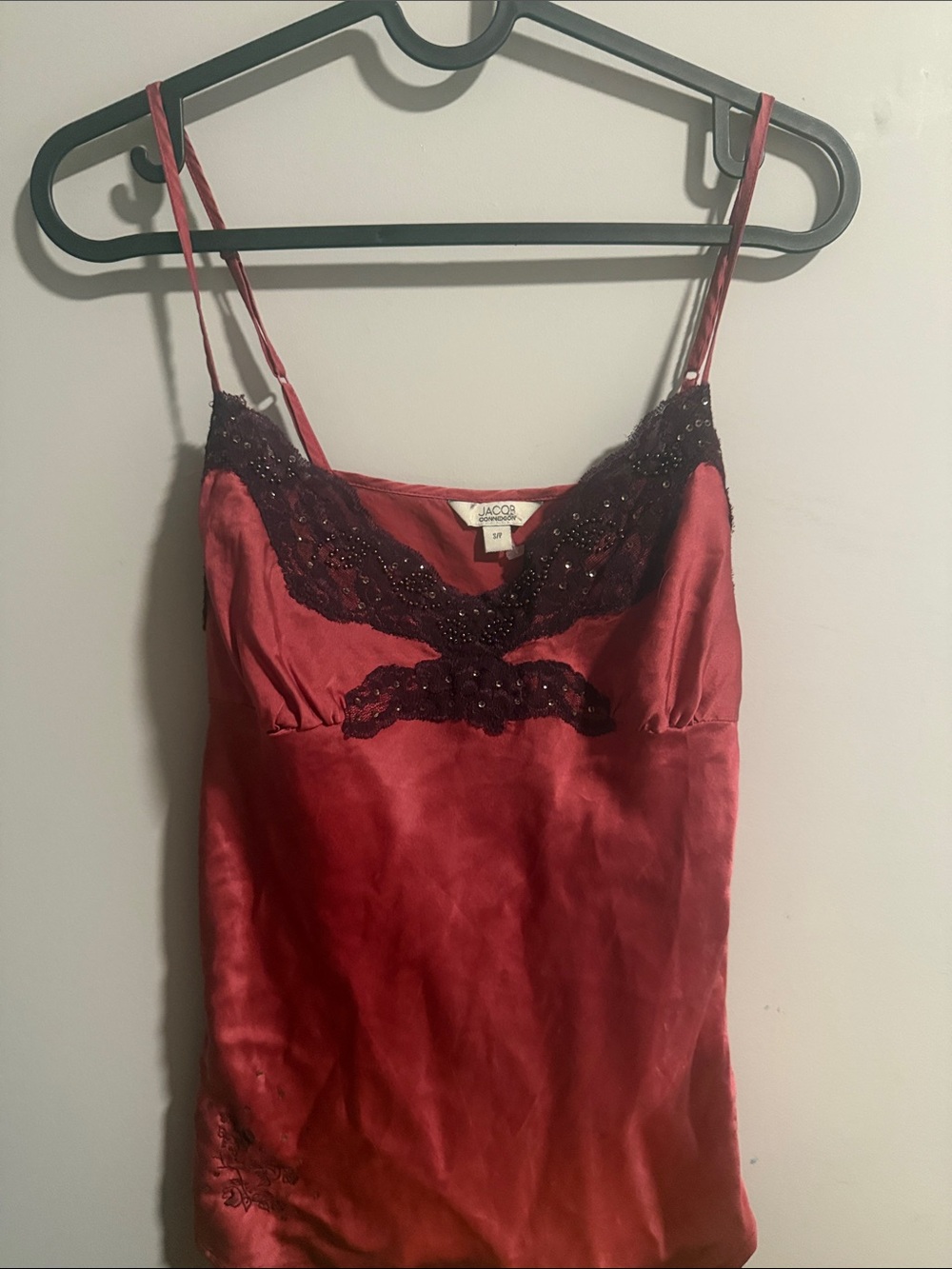 Jacob Connexion satin lace top